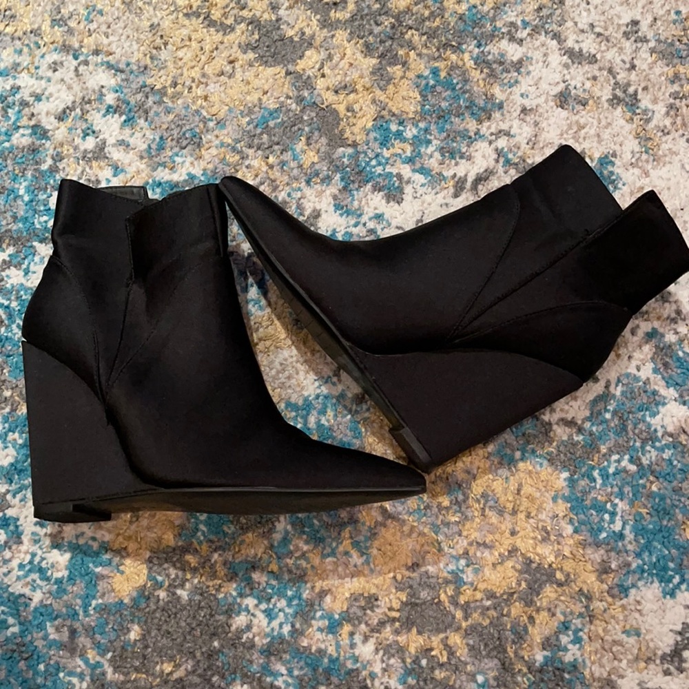 Zara Wedge Booties Sz 38